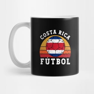 Costa Rica Fútbol Retro Mug